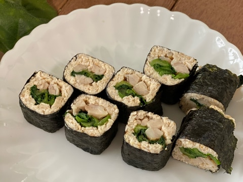 まるで米❣️オートミール米化の巻き寿司